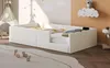 90X200 Letto a piattaforma imbottito con parapetto e Anteprima dell’immagine prodotto 15