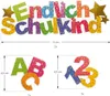 Oblique Unique Endlich Schulkind Konfetti 12 Stk. für Produktbild-Vorschau 2