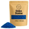 Deko-Steine 5 KG blau Ø 5-8 mm Vasen Glas-Füllung Streudeko Produktbild-Vorschau 1