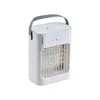 A white portable evaporative cooler with a gray handle is shown against a white background. Produktbild-Vorschau