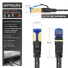 Cavo patch a nastro Primewire CAT 8 con guaina in cotone - Anteprima dell’immagine prodotto 4