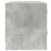 TV-Schrank mit Glastüren Betongrau 102x37x42 cm Produktbild-Vorschau 7