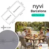 NYVI Gartenstuhl Auflagen Niedriglehner 4er Set Barcelona - Produktbild-Vorschau 2