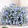 OKWISH Gypsophila Künstliche Blumen, 10 Stück Schleierkraut Produktbild-Vorschau 5