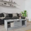 Couchtisch Grau Sonoma 102x50x36 cm Holzwerkstoff Produktbild-Vorschau 2
