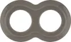 Cornice in porcellana Retro Curve 2-fold I PR1 grigio beige Anteprima dell’immagine prodotto 2