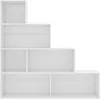 vidaXL Bibliothèque/séparation de pièce blanc 155x24x160 cm Voir les images du produit 4