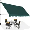 GOPLUS Klemmmarkise 350cm breit, Terrassenmarkise ohne Produktbild-Vorschau 1