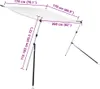 vidaXL Rallonge d'ombrage T-Top blanc 170x208x(115-183) cm Voir les images du produit 7