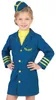 Blaues Stewardess Kostüm für Mädchen M 7-9 Jahre (120-130 Produktbild-Vorschau 5