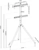One For All Tripod WM 7472, 165,1 cm (65"), 200 x 100 mm, Podgląd zdjęcia produktu 8