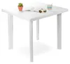 Table Carrée Extérieur Blanche Résistance Et Design Pour Voir les images du produit 5