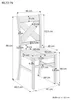 Stuhl Massivholzstuhl Esszimmerstuhl Buche natur V-90.72-76 Produktbild-Vorschau 3