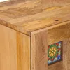 vidaXL Credenza Naturale 60 x 33 x 75 cm Legno massello Anteprima dell’immagine prodotto 5