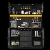Moderner Hochschrank mit Smart App-LED Beleuchtung, 186cm Produktbild-Vorschau 12