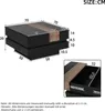 okwish Quadratischer Couchtisch Wohnzimmertisch mit Produktbild-Vorschau 5