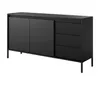 AX LIVING Trentinis 153 2T3S Schwarzes Sideboard, 153,5 cm Produktbild-Vorschau 3