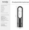 Product information and specifications for a tower fan. Produktbild-Vorschau