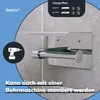 Sanics WC-Rolhalter Silber – Toilettenpapierhalter ohne Produktbild-Vorschau 8