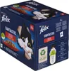 A cardboard box containing multiple servings of Felix Fantastic cat food. Produktbild-Vorschau