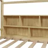 Flieks Kinderbett Hausbett 140x190cm mit Led, Bodenbett mit Produktbild-Vorschau 8