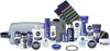 A collection of NIVEA MEN grooming products, including skincare, deodorant, and lip balm, along with a toiletry bag and socks, arranged on a white background. Produktbild-Vorschau