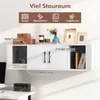 COSTWAY TV Schrank hängend, Fernsehtisch mit 4 Fächern & 2 Produktbild-Vorschau 4