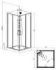 SAT Project: Kwadratische douchecabine met schuifdeur, Productafbeelding-voorbeeld 9