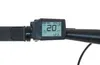 A close-up view of an e-bike's handlebar display and grip. Produktbild-Vorschau
