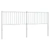 vidaXL Kopfteil Metall Weiß 180 cm -  Kopf- & Fußenden Produktbild-Vorschau 3