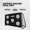 VirtuFit Fußballtor Pro mit Zielwand 300 x 200 cm Schwarz Produktbild-Vorschau 3