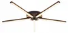 ZMH LED plafondlamp, zwart, plafondlamp, 24W, warm wit, Productafbeelding-voorbeeld 9