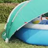 vidaXL Kryt na bazén 472 x 460 x 229 cm, 185T polyester Náhľad obrázku produktu 5