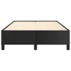 The Living Store Bettgestell Schwarz 120x190 cm Kunstleder Produktbild-Vorschau 5