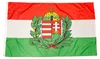 Drapeau Hongrie avec armoiries 90 x 150 cm Drapeau avec 2 Voir les images du produit 2
