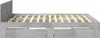 vidaXL Rám postele s čelem betonově šedý 200x200 cm Náhled obrázku produktu 6