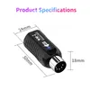 Adattatore MIDI wireless - Trasmettitore/ricevitore audio Anteprima dell’immagine prodotto 8