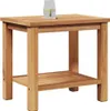 Table basse marron 50 X 35 X 45 Cm Teck massif Lumarko ! Voir les images du produit 3