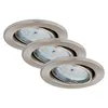 Briloner LED Einbauleuchten matt-nickel 3er-Set 3xLED/5W Produktbild-Vorschau 6