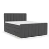 Boxspringbett Livia Interiors, Bett 200x200 cm, mit Produktbild-Vorschau 2