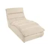 Chaiselongue SAN REMO im Chenille-Stoff, Farbe: Beige Produktbild-Vorschau 4