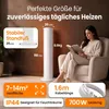 Dalsys Infrarotheizung Standgerät 700W 110x20cm Weiß - Produktbild-Vorschau 2