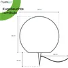 LUMILED Stein Kugelleuchte Außen 30cm Außenkugelleuchte Produktbild-Vorschau 7