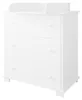 ZEE Cassettiera Fasciatoio Bianco 83x87x49 cm Classic 3 Anteprima dell’immagine prodotto 2