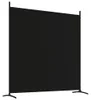 vidaXL 4-częściowy parawan składany czarny 698x180 cm Podgląd zdjęcia produktu 6