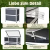 Hasenstall Kaninchenstall zooprinz Oskar mit Rollen | Produktbild-Vorschau 8