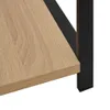 Libreria piccola color rovere nero 33,5x39,6x79,7cm Anteprima dell’immagine prodotto 6