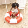 Swim Essentials Schwimmring 90 cm Rot -Weiß Produktbild-Vorschau 9