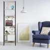relaxdays Półka boczna brązowa, czarna 50,0 x 35,0 x 180,0 Podgląd zdjęcia produktu 9