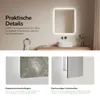 EMKE Specchio da bagno con illuminazione Specchio da parete Anteprima dell’immagine prodotto 5
